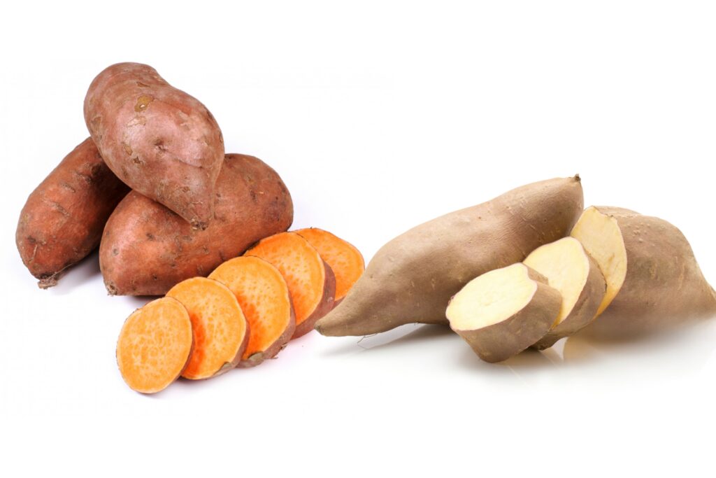 White sweet potato, sweet potato