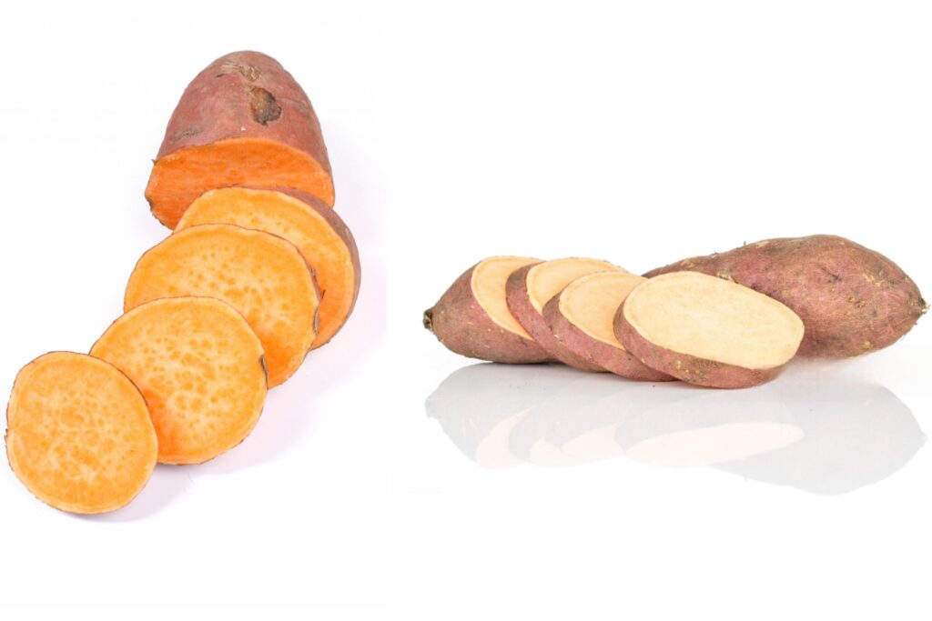 White sweet potato, sweet potato